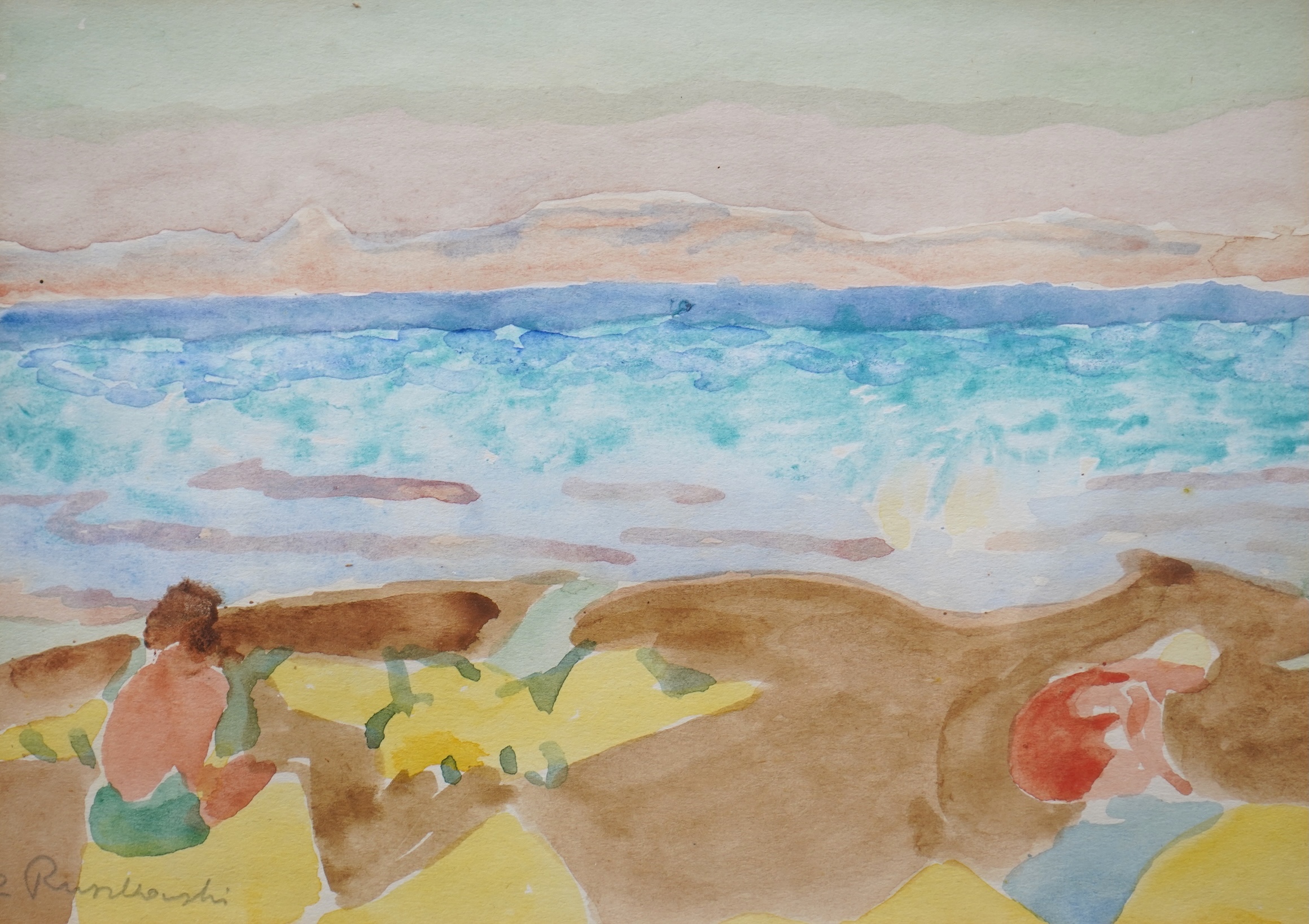 Zdzislaw Ruszkowski, Polish 1907-1991, 'Seaside'